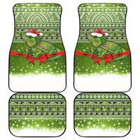 New Zealand Tuatara Christmas Car Mats Maori Inspired Knitted Patterns LT9 - Polynesian Pride