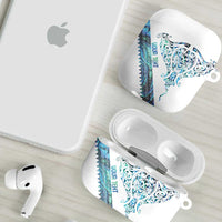 Kahui Whetu Paua shell Kowhaiwhai Taniko Personalised AirPods Case Manta Ray Shark-Turtle Maori Tribal Style LT9 - Polynesian Pride