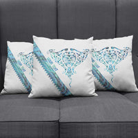 Kahui Whetu Paua shell Kowhaiwhai Taniko Personalised Pillow Cover Manta Ray Shark-Turtle Maori Tribal Style LT9 - Polynesian Pride
