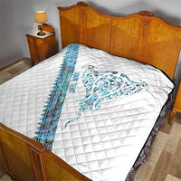 Kahui Whetu Paua shell Kowhaiwhai Taniko Personalised Quilt Manta Ray Shark-Turtle Maori Tribal Style LT9 - Polynesian Pride