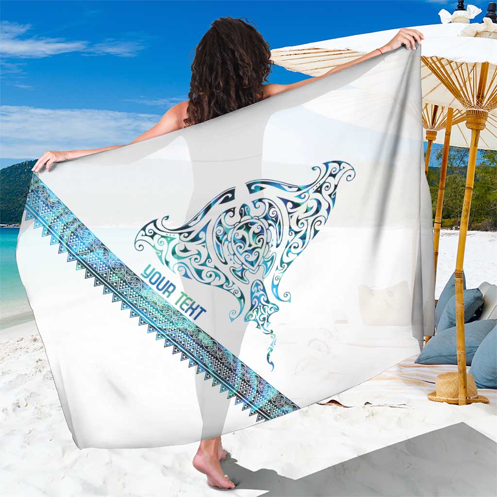 Kahui Whetu Paua shell Kowhaiwhai Taniko Personalised Sarong Manta Ray Shark-Turtle Maori Tribal Style