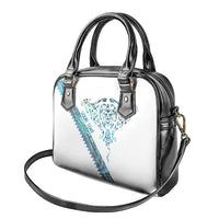 Kahui Whetu Paua shell Kowhaiwhai Taniko Personalised Shoulder Handbag Manta Ray Shark-Turtle Maori Tribal Style LT9 - Polynesian Pride