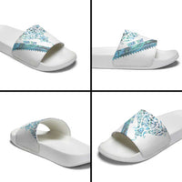Kahui Whetu Paua shell Kowhaiwhai Taniko Personalised Slide Sandals Manta Ray Shark-Turtle Maori Tribal Style LT9 - Polynesian Pride