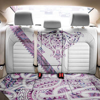 Mawhero Paua shell Kowhaiwhai Taniko Personalised Back Car Seat Cover Manta Ray Shark-Turtle Maori Tribal Style LT9 - Polynesian Pride