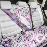 Mawhero Paua shell Kowhaiwhai Taniko Personalised Back Car Seat Cover Manta Ray Shark-Turtle Maori Tribal Style LT9 - Polynesian Pride