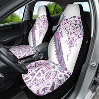 Mawhero Paua shell Kowhaiwhai Taniko Personalised Car Seat Cover Manta Ray Shark-Turtle Maori Tribal Style LT9 - Polynesian Pride