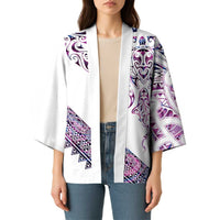 Mawhero Paua shell Kowhaiwhai Taniko Personalised Kimono Manta Ray Shark-Turtle Maori Tribal Style LT9 - Polynesian Pride