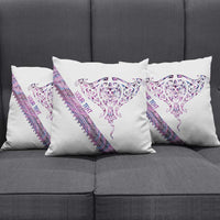 Mawhero Paua shell Kowhaiwhai Taniko Personalised Pillow Cover Manta Ray Shark-Turtle Maori Tribal Style LT9 - Polynesian Pride
