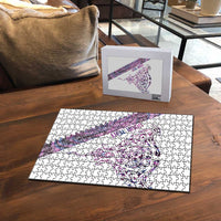 Mawhero Paua shell Kowhaiwhai Taniko Personalised Puzzle Manta Ray Shark-Turtle Maori Tribal Style