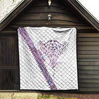 Mawhero Paua shell Kowhaiwhai Taniko Personalised Quilt Manta Ray Shark-Turtle Maori Tribal Style LT9 - Polynesian Pride