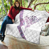 Mawhero Paua shell Kowhaiwhai Taniko Personalised Quilt Manta Ray Shark-Turtle Maori Tribal Style LT9 - Polynesian Pride