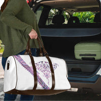 Mawhero Paua shell Kowhaiwhai Taniko Personalised Travel Bag Manta Ray Shark-Turtle Maori Tribal Style LT9 - Polynesian Pride