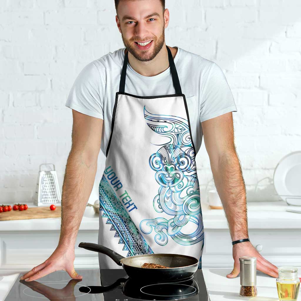 Kahui Whetu Paua shell Kowhaiwhai Taniko Personalised Apron Taniwha Maori Tribal Style