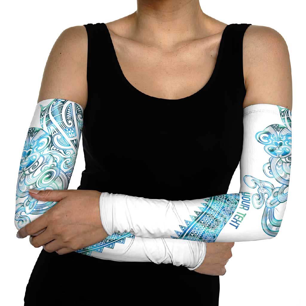 Kahui Whetu Paua shell Kowhaiwhai Taniko Personalised Arm Sleeves Taniwha Maori Tribal Style LT9 - Polynesian Pride