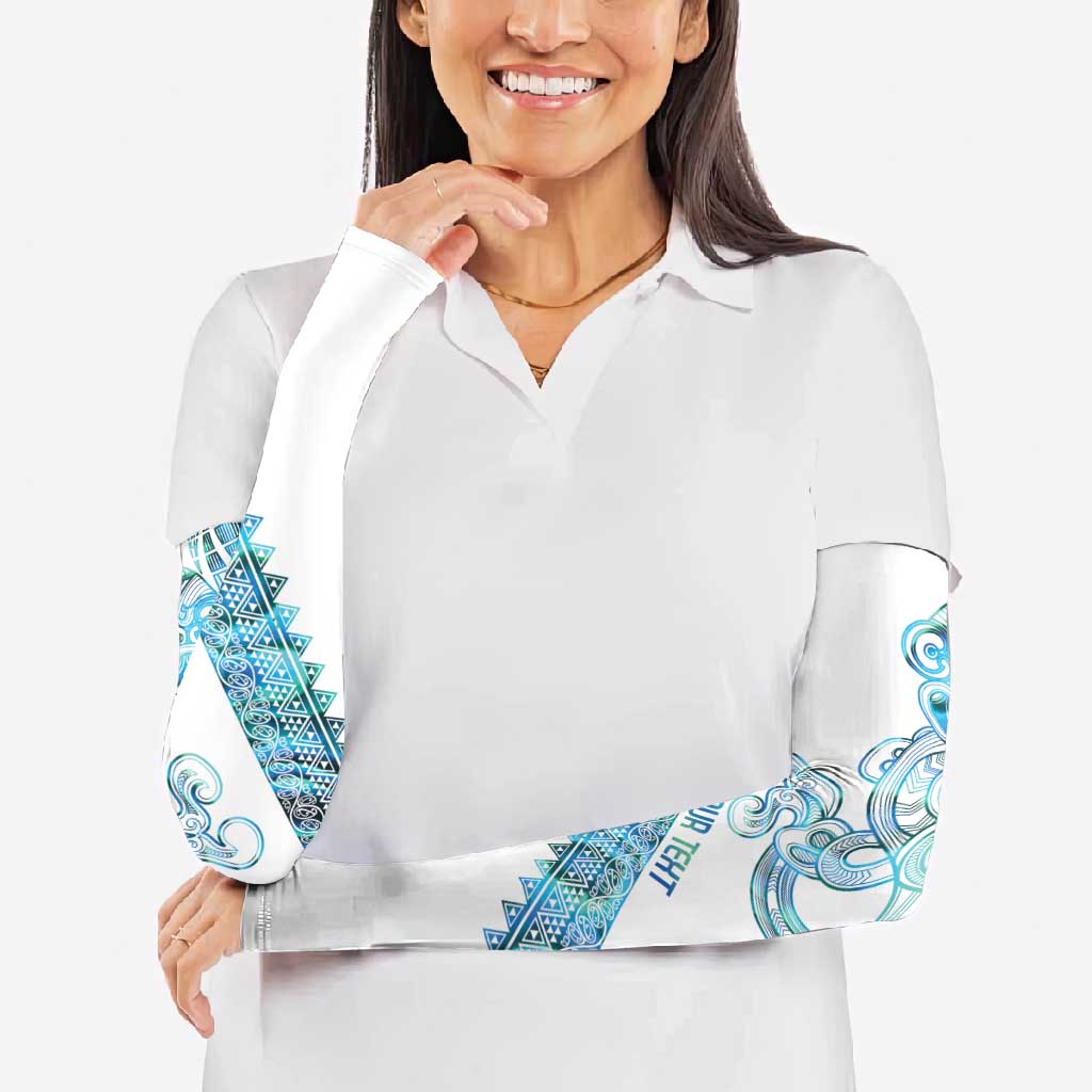 Kahui Whetu Paua shell Kowhaiwhai Taniko Personalised Arm Sleeves Taniwha Maori Tribal Style LT9 - Polynesian Pride