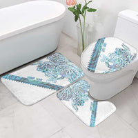 Kahui Whetu Paua shell Kowhaiwhai Taniko Personalised Bathroom Set Taniwha Maori Tribal Style
