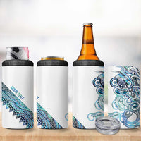 Kahui Whetu Paua shell Kowhaiwhai Taniko Personalised 4 in 1 Can Cooler Tumbler Taniwha Maori Tribal Style LT9 - Polynesian Pride