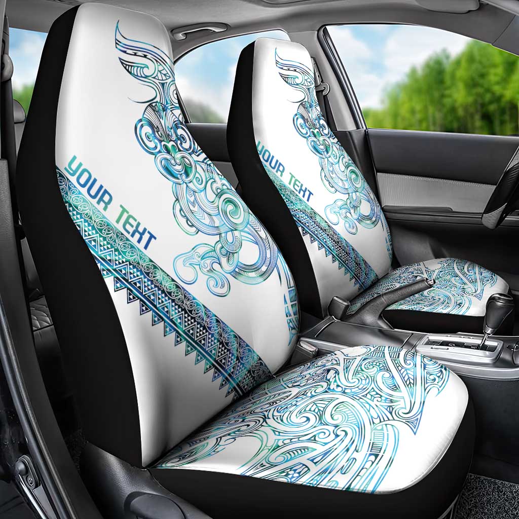 Kahui Whetu Paua shell Kowhaiwhai Taniko Personalised Car Seat Cover Taniwha Maori Tribal Style LT9 - Polynesian Pride