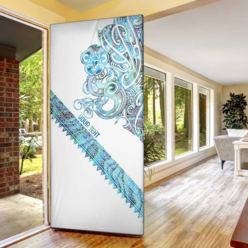 Kahui Whetu Paua shell Kowhaiwhai Taniko Personalised Door Cover Taniwha Maori Tribal Style LT9 - Polynesian Pride