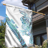 Kahui Whetu Paua shell Kowhaiwhai Taniko Personalised Garden Flag Taniwha Maori Tribal Style LT9 - Polynesian Pride