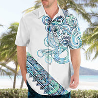 Kahui Whetu Paua shell Kowhaiwhai Taniko Personalised Hawaiian Shirt Taniwha Maori Tribal Style LT9 - Polynesian Pride