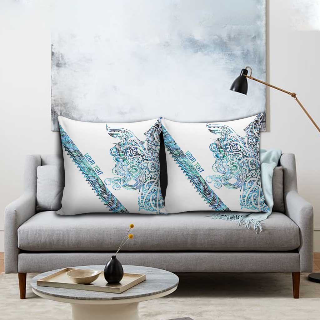 Kahui Whetu Paua shell Kowhaiwhai Taniko Personalised Pillow Cover Taniwha Maori Tribal Style LT9 - Polynesian Pride