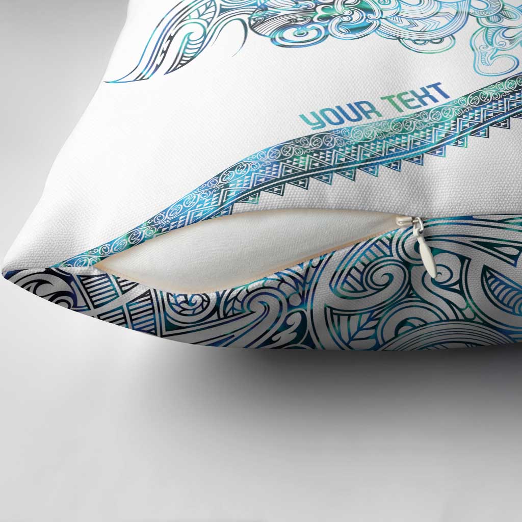 Kahui Whetu Paua shell Kowhaiwhai Taniko Personalised Pillow Cover Taniwha Maori Tribal Style LT9 - Polynesian Pride