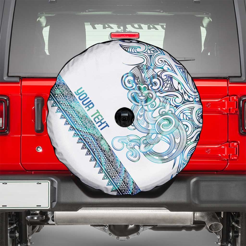 Kahui Whetu Paua shell Kowhaiwhai Taniko Personalised Spare Tire Cover Taniwha Maori Tribal Style LT9 - Polynesian Pride
