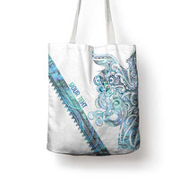 Kahui Whetu Paua shell Kowhaiwhai Taniko Personalised Tote Bag Taniwha Maori Tribal Style LT9 - Polynesian Pride