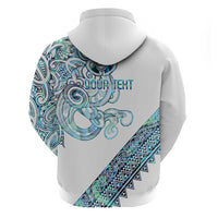 Kahui Whetu Paua shell Kowhaiwhai Taniko Personalised Zip Hoodie Taniwha Maori Tribal Style LT9 - Polynesian Pride