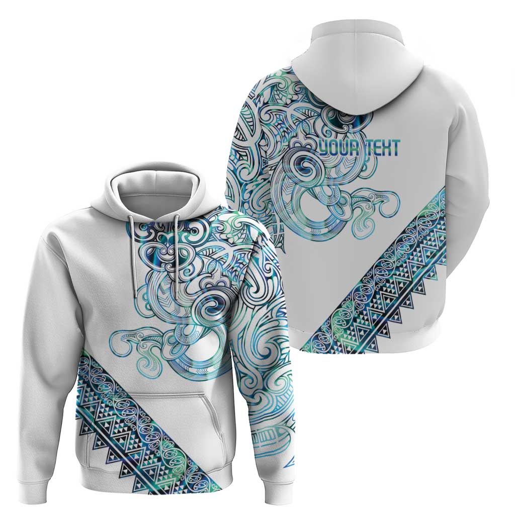 Kahui Whetu Paua shell Kowhaiwhai Taniko Personalised Zip Hoodie Taniwha Maori Tribal Style LT9 - Polynesian Pride