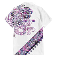 Mawhero Paua shell Kowhaiwhai Taniko Personalised Family Matching Puletasi and Hawaiian Shirt Taniwha Maori Tribal Style LT9 - Polynesian Pride