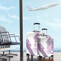 Mawhero Paua shell Kowhaiwhai Taniko Personalised Luggage Cover Taniwha Maori Tribal Style LT9 - Polynesian Pride