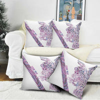 Mawhero Paua shell Kowhaiwhai Taniko Personalised Pillow Cover Taniwha Maori Tribal Style LT9 - Polynesian Pride