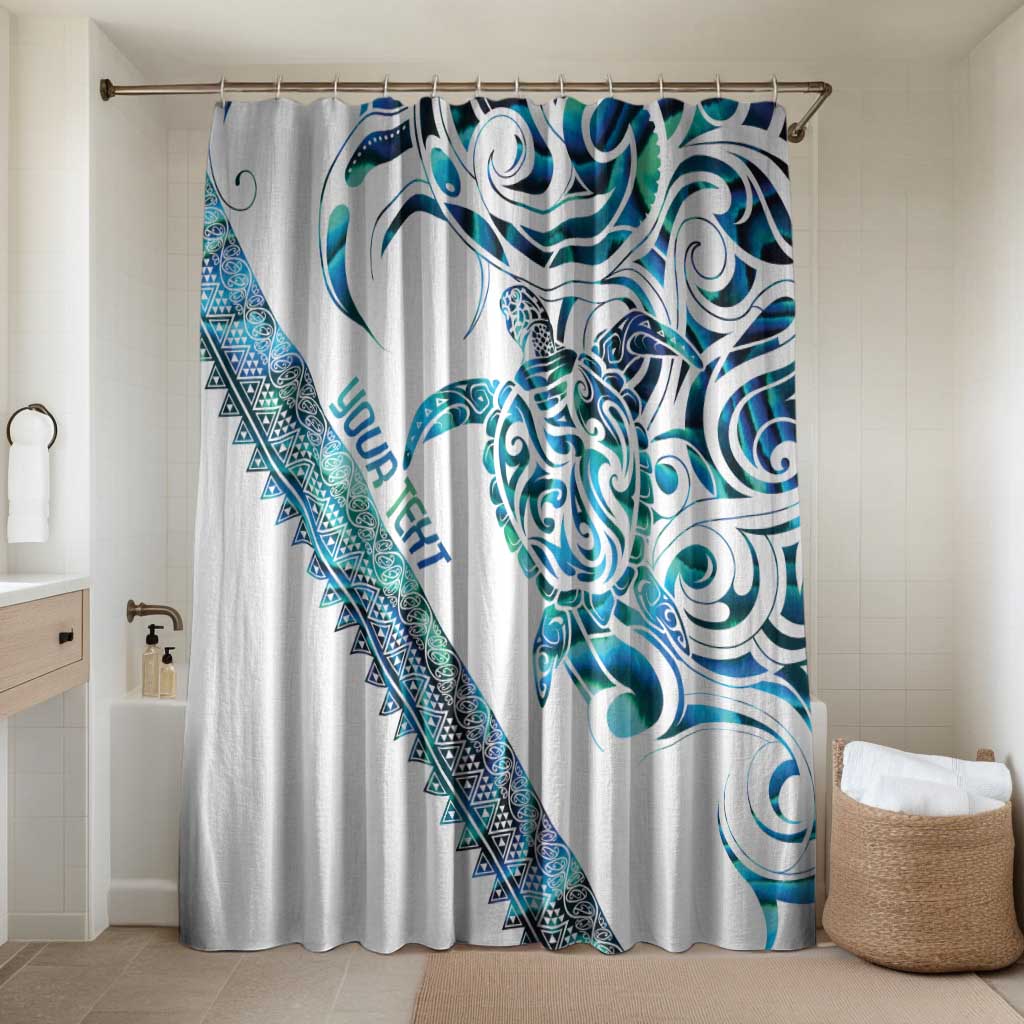 Kahui Whetu Paua shell Kowhaiwhai Taniko Personalised Bathroom Set Turtle Tattoo Maori Tribal Style
