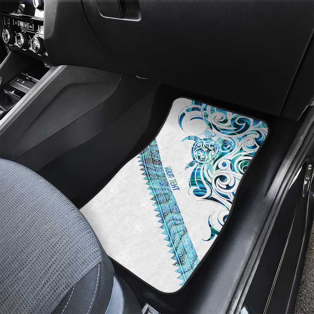 Kahui Whetu Paua shell Kowhaiwhai Taniko Personalised Car Mats Turtle Tattoo Maori Tribal Style