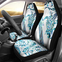 Kahui Whetu Paua shell Kowhaiwhai Taniko Personalised Car Seat Cover Turtle Tattoo Maori Tribal Style LT9 - Polynesian Pride