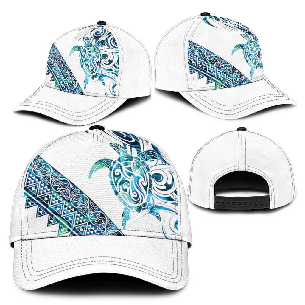 Kahui Whetu Paua shell Kowhaiwhai Taniko Classic Cap Turtle Tattoo Maori Tribal Style LT9 - Polynesian Pride