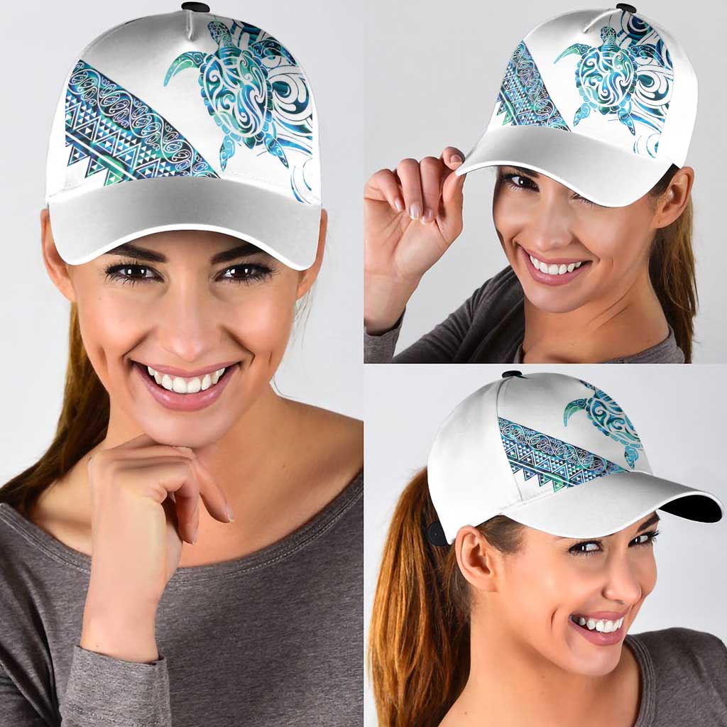Kahui Whetu Paua shell Kowhaiwhai Taniko Classic Cap Turtle Tattoo Maori Tribal Style LT9 - Polynesian Pride