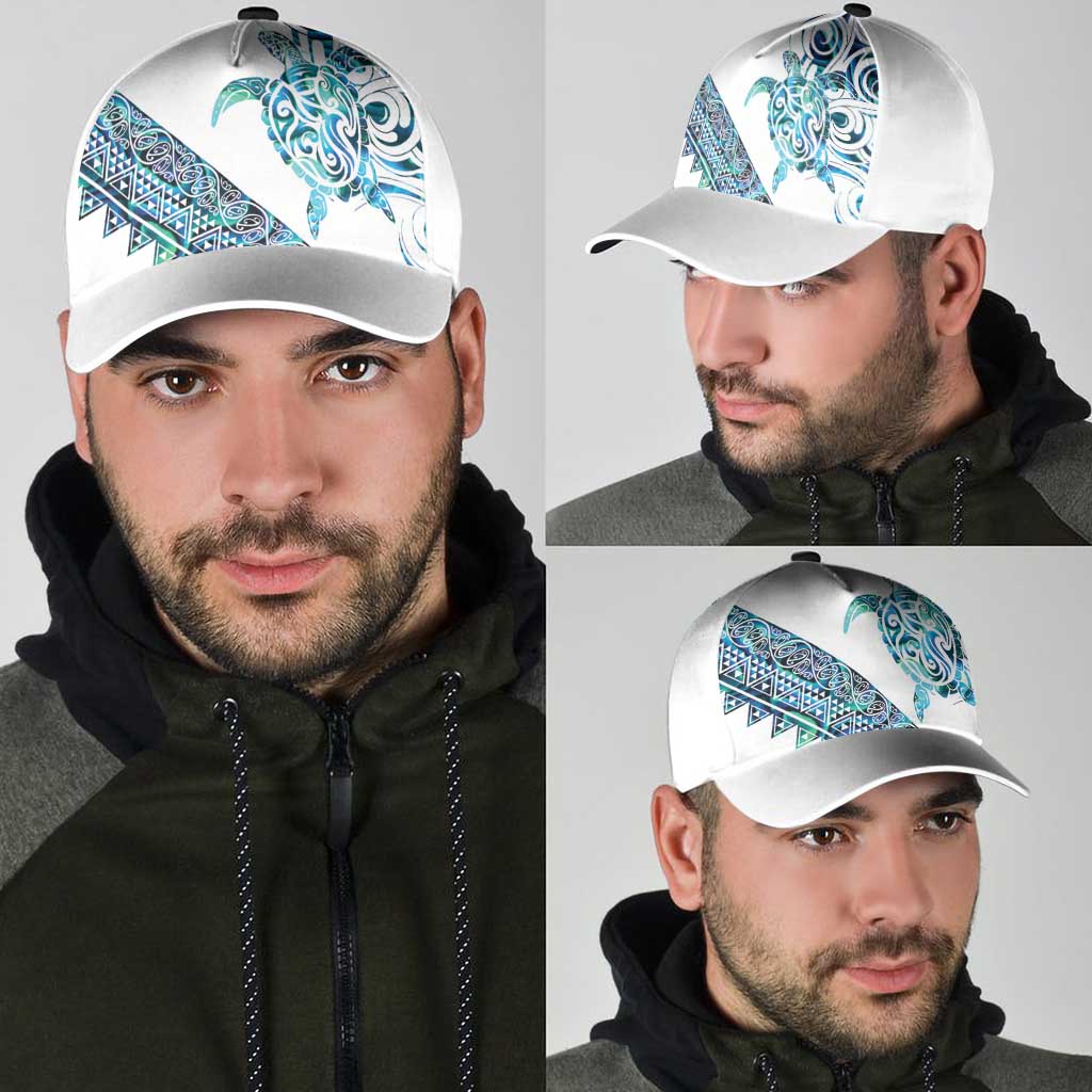 Kahui Whetu Paua shell Kowhaiwhai Taniko Classic Cap Turtle Tattoo Maori Tribal Style LT9 - Polynesian Pride