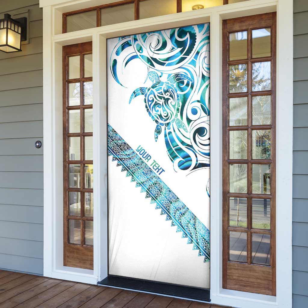 Kahui Whetu Paua shell Kowhaiwhai Taniko Personalised Door Cover Turtle Tattoo Maori Tribal Style LT9 - Polynesian Pride