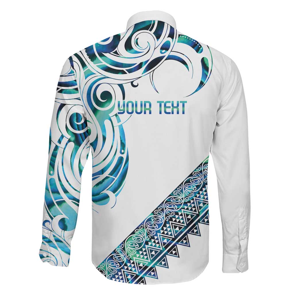 Kahui Whetu Paua shell Kowhaiwhai Taniko Personalised Family Matching Tank Maxi Dress and Hawaiian Shirt Turtle Tattoo Maori Tribal Style LT9 - Polynesian Pride