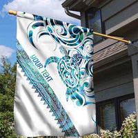 Kahui Whetu Paua shell Kowhaiwhai Taniko Personalised Garden Flag Turtle Tattoo Maori Tribal Style LT9 - Polynesian Pride