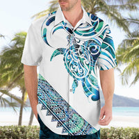 Kahui Whetu Paua shell Kowhaiwhai Taniko Personalised Hawaiian Shirt Turtle Tattoo Maori Tribal Style LT9 - Polynesian Pride
