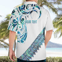 Kahui Whetu Paua shell Kowhaiwhai Taniko Personalised Hawaiian Shirt Turtle Tattoo Maori Tribal Style LT9 - Polynesian Pride