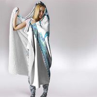Kahui Whetu Paua shell Kowhaiwhai Taniko Personalised Hooded Blanket Turtle Tattoo Maori Tribal Style LT9 - Polynesian Pride