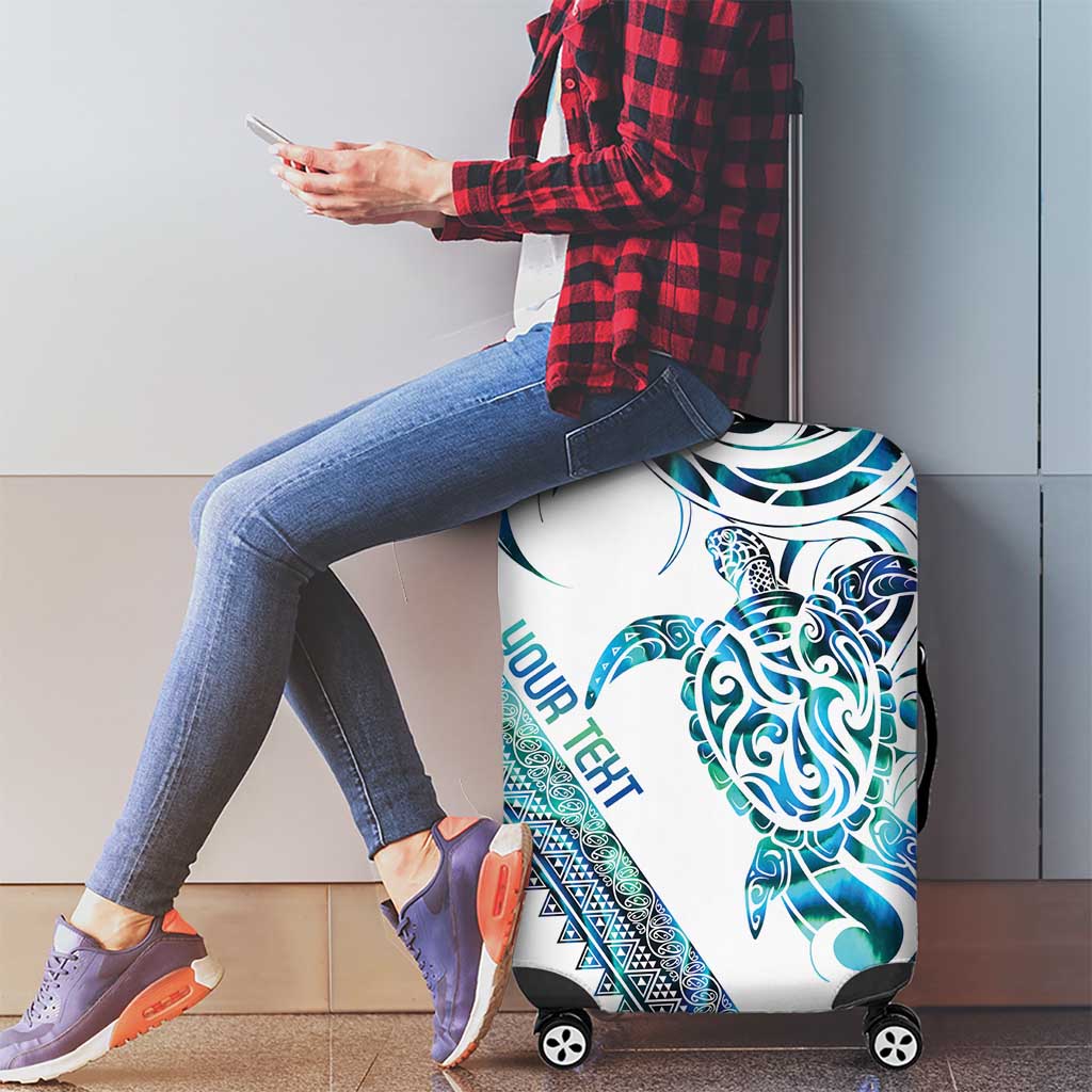 Kahui Whetu Paua shell Kowhaiwhai Taniko Personalised Luggage Cover Turtle Tattoo Maori Tribal Style LT9 - Polynesian Pride