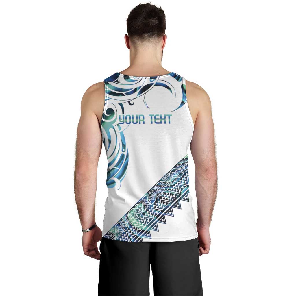 Kahui Whetu Paua shell Kowhaiwhai Taniko Personalised Men Tank Top Turtle Tattoo Maori Tribal Style LT9 - Polynesian Pride