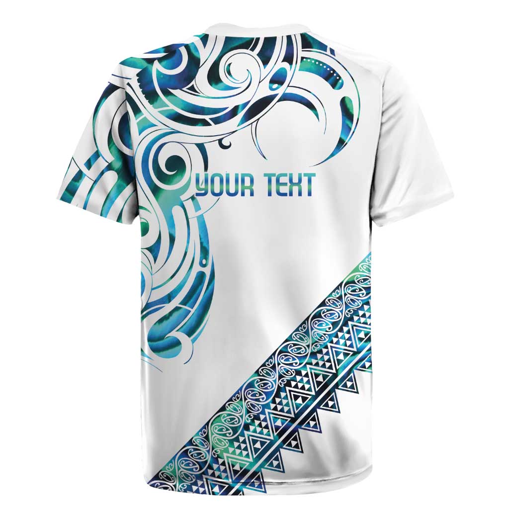 Kahui Whetu Paua shell Kowhaiwhai Taniko Personalised Rugby Jersey Turtle Tattoo Maori Tribal Style LT9 - Polynesian Pride