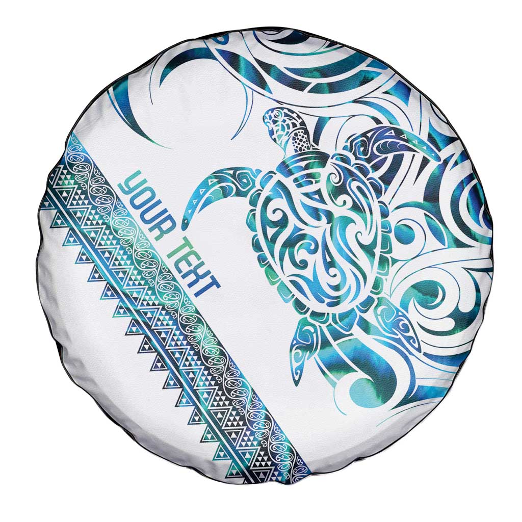 Kahui Whetu Paua shell Kowhaiwhai Taniko Personalised Spare Tire Cover Turtle Tattoo Maori Tribal Style LT9 - Polynesian Pride